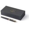 Stylo Publicitaire Élégant Roller Parker Sonnet Matières : métal Couleurs : noir personnalisable avec votre logo