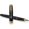 Stylo Publicitaire Élégant Roller Parker Sonnet Matières : métal Couleurs : noir goodies publicitaire événementiel