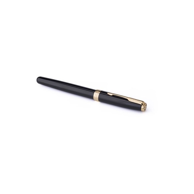 Stylo Publicitaire Élégant Roller Parker Sonnet Matières : métal Couleurs : noir marquage laser ultra précis