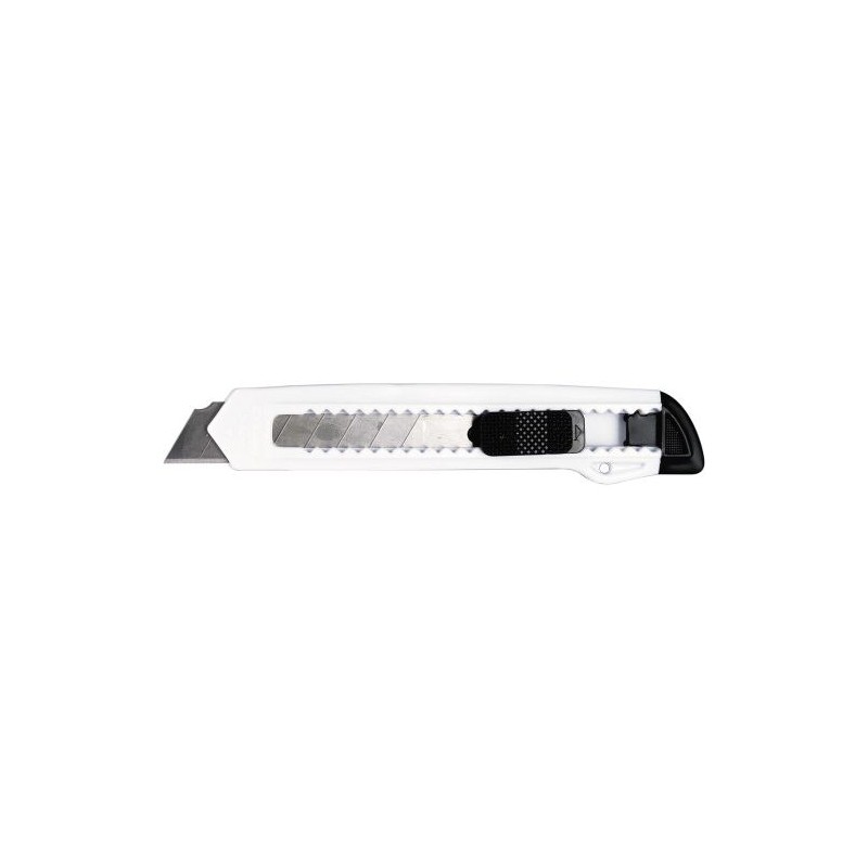 Cutter en plastique personnalisé pratique pas cher - Elia Couleurs : blanc personnalisable avec votre logo