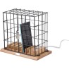 Support Smartphone Personnalisé Éco-responsable Adam Matières : bois Couleurs : noir impression haute définition