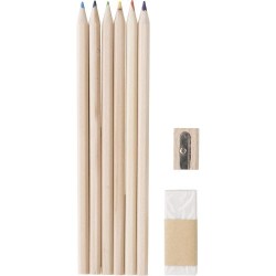 Set de coloriage personnalisable - Pratique et esthétique - Kate Matières : bois Couleurs : kaki 2