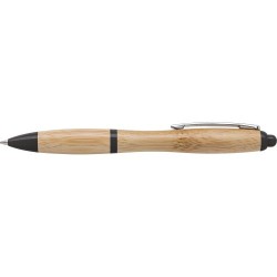 Stylo à bille personnalisé en bambou Hetty - Cadeau d'entreprise accessoire événementiel unique