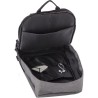 Sac à dos antivol en PVC personnalisé pour ordinateur avec USB Asim Matières : PVC Couleurs : noir goodies publicitaire événemen