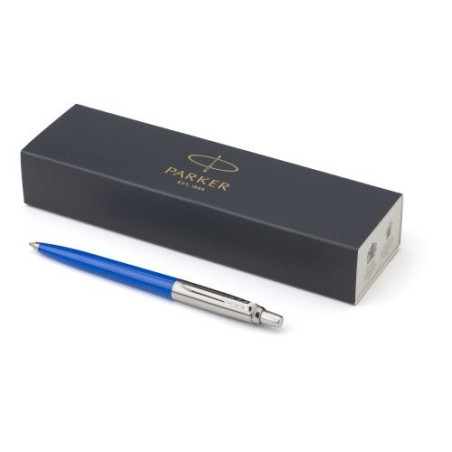 Stylo bille personnalisé givré pratique 'Parker Jotter' Matières : métal Couleurs : magenta cadeau entreprise pas cher