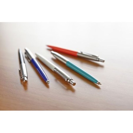 Stylo bille personnalisé givré pratique 'Parker Jotter' Matières : métal Couleurs : magenta marquage couleur éclatante