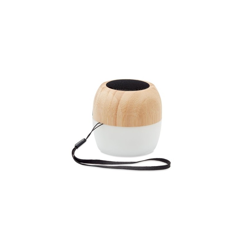 Haut-parleur sans fil  en bambou personnalisé CLEVELAND Couleurs : bois