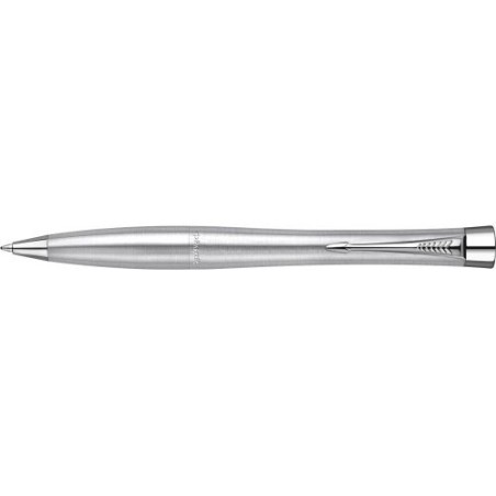 Stylo à bille élégant personnalisé 'Urban' Parker Matières : métal Couleurs : argenté