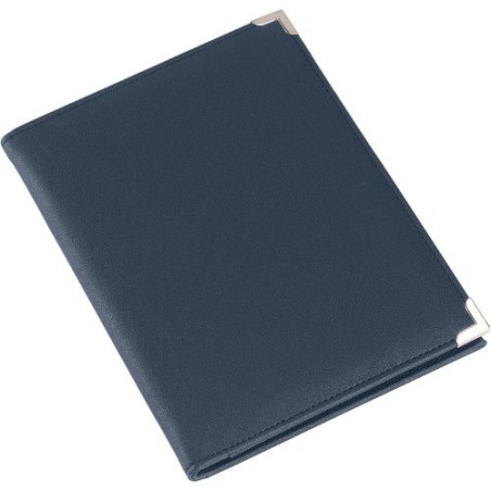 Conférencier A5 Éco-responsable Personnalisé en PU - Gia Matières : métal Couleurs : bleu personnalisable avec votre logo
