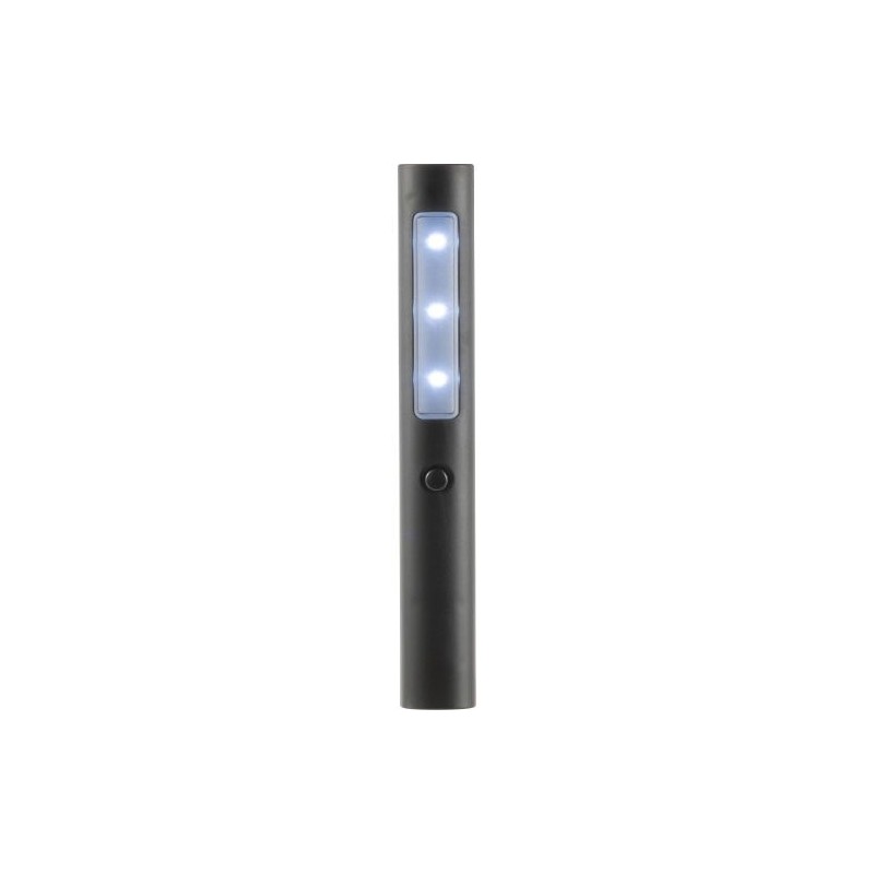 Torche  à 3 LEDS en ABS - Jolene Matières : plastique Couleurs : noir cadeau entreprise pas cher