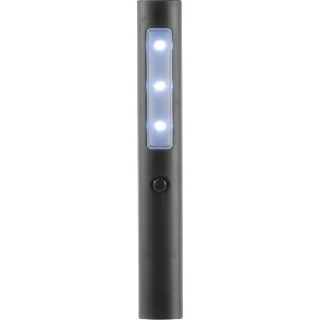 Torche  à 3 LEDS en ABS - Jolene Matières : plastique Couleurs : noir cadeau entreprise pas cher