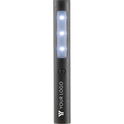 Torche  à 3 LEDS en ABS - Jolene Matières : plastique Couleurs : noir goodies publicitaire événementiel