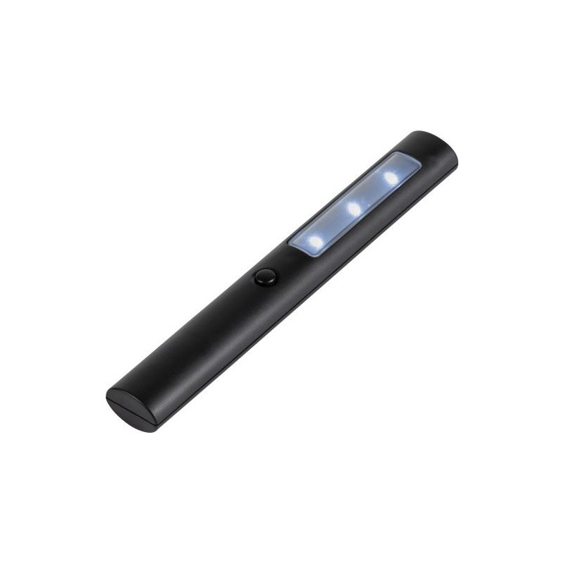 Torche  à 3 LEDS en ABS - Jolene Matières : plastique Couleurs : noir marquage laser ultra précis