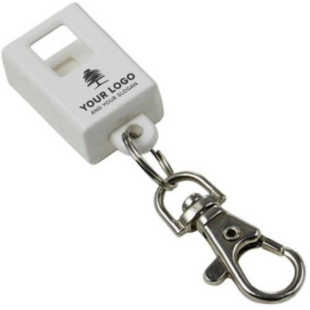 Lanyard personnalisé pratique avec prise USB Marguerite Matières : métal Couleurs : blanc marquage laser ultra précis