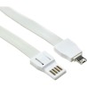 Lanyard personnalisé pratique avec prise USB Marguerite Matières : métal Couleurs : rouge objet promo petit budget