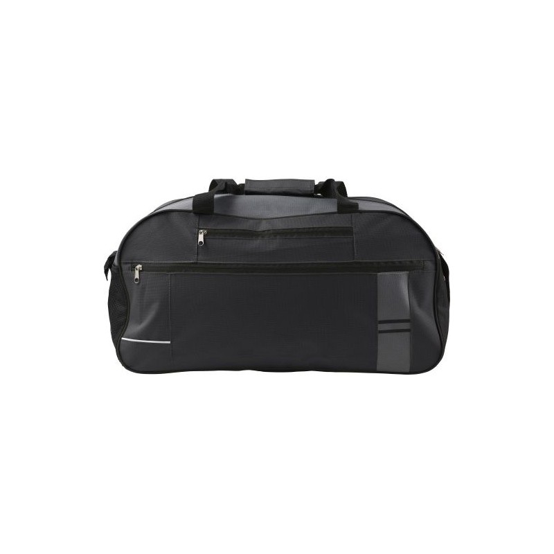 Sac de sport personnalisé en polyester 600D avec multiples poches Corinne Matières : polyester Couleurs : noir