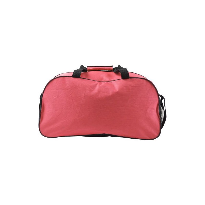 Sac de sport personnalisé en polyester 600D avec multiples poches Corinne Matières : polyester Couleurs : rouge marquage laser u