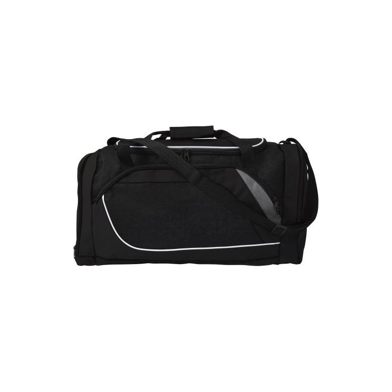 Sac de sport personnalisé en polyester unique pour vos loisirs - Ren Matières : polyester Couleurs : noir marquage laser ultra p