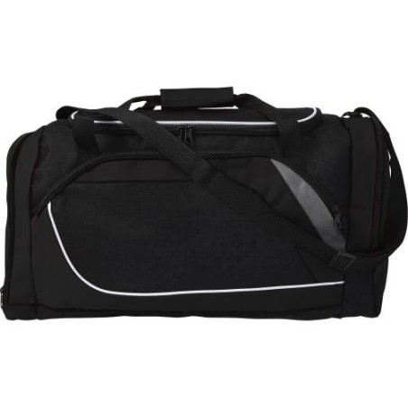 Sac de sport personnalisé en polyester unique pour vos loisirs - Ren Matières : polyester Couleurs : noir marquage laser ultra p