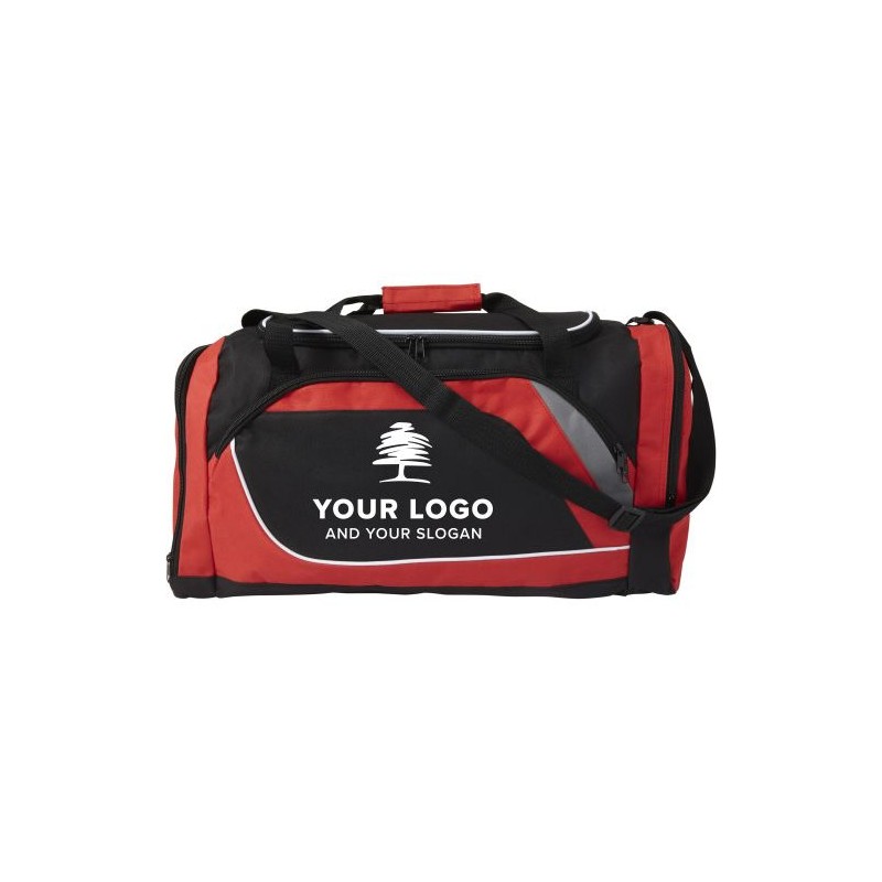 Sac de sport personnalisé en polyester unique pour vos loisirs - Ren Matières : polyester Couleurs : noir goodies publicitaire d