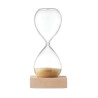 Sablier en verre  de 5 minutes personnalisé - Accessoire chic et pratique DESERT Matières : borosilicate Couleurs : beige goodie