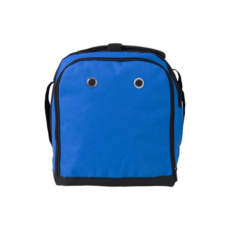 Sac de sport personnalisé en polyester unique pour vos loisirs - Ren Matières : polyester Couleurs : bleu cobalt impression haut