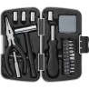 Boîte à outils personnalisable de 19 pièces - Objet publicitaire pratique Blaine Matières : plastique Couleurs : gris clair cade