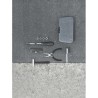 Boîte à outils personnalisable de 19 pièces - Objet publicitaire pratique Blaine Matières : plastique Couleurs : gris clair impr