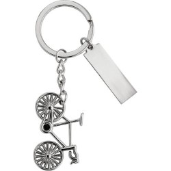 Porte-clés en métal personnalisé 'bicyclette' Sullivan
