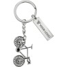 Porte-clés en métal personnalisé 'bicyclette' Sullivan Matières : métal Couleurs : argenté personnalisable avec votre logo
