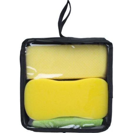Kit  de nettoyage pratique et efficace pour voiture - Aaliyah Matières : polyester Couleurs : jaune