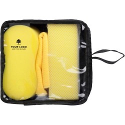Kit  de nettoyage pratique et efficace pour voiture - Aaliyah Matières : polyester Couleurs : jaune 2