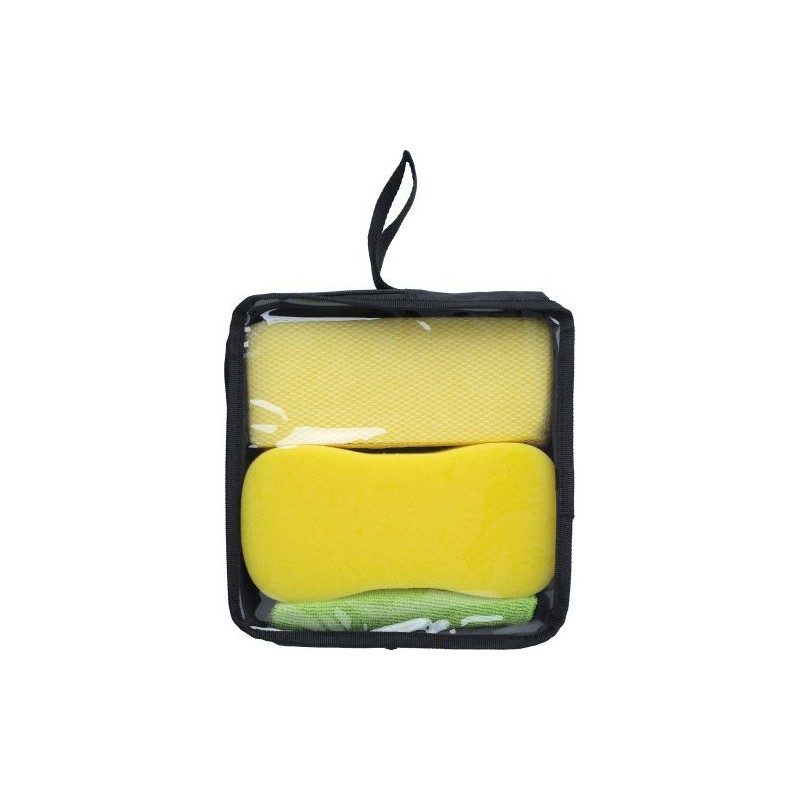 Kit  de nettoyage pratique et efficace pour voiture - Aaliyah Matières : polyester Couleurs : jaune impression haute définition