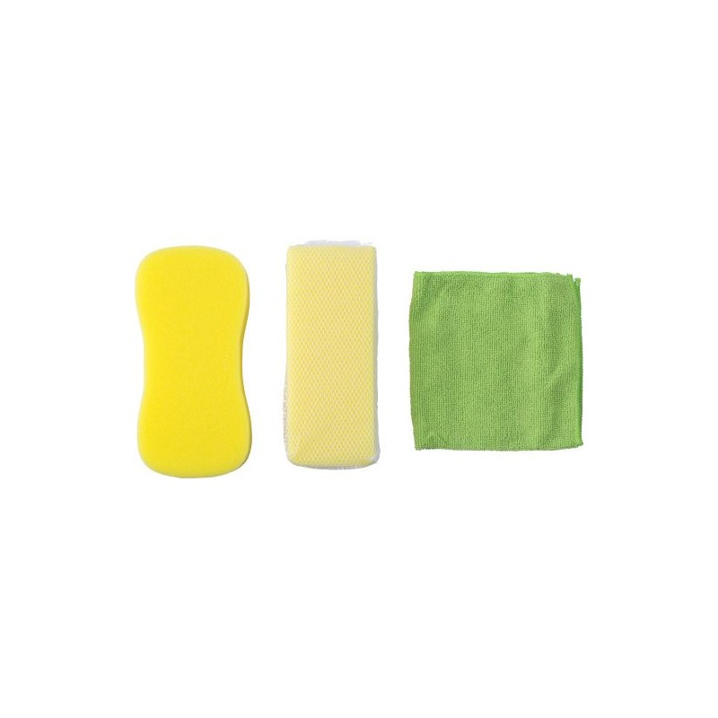 Kit  de nettoyage pratique et efficace pour voiture - Aaliyah Matières : polyester Couleurs : jaune marquage laser ultra précis