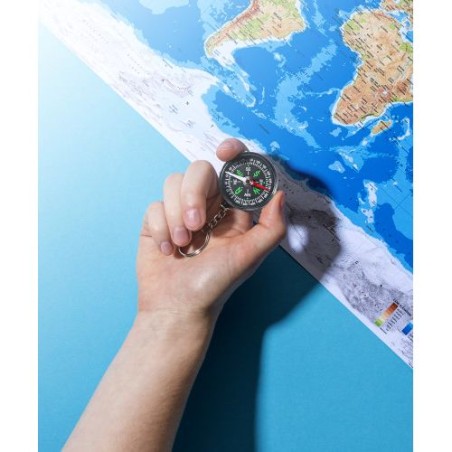 Porte-clés Boussole Samara : Pratique et Promotionnel Personnalisé