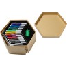  Matières : carton Couleurs : brun cadeau collaborateur premium