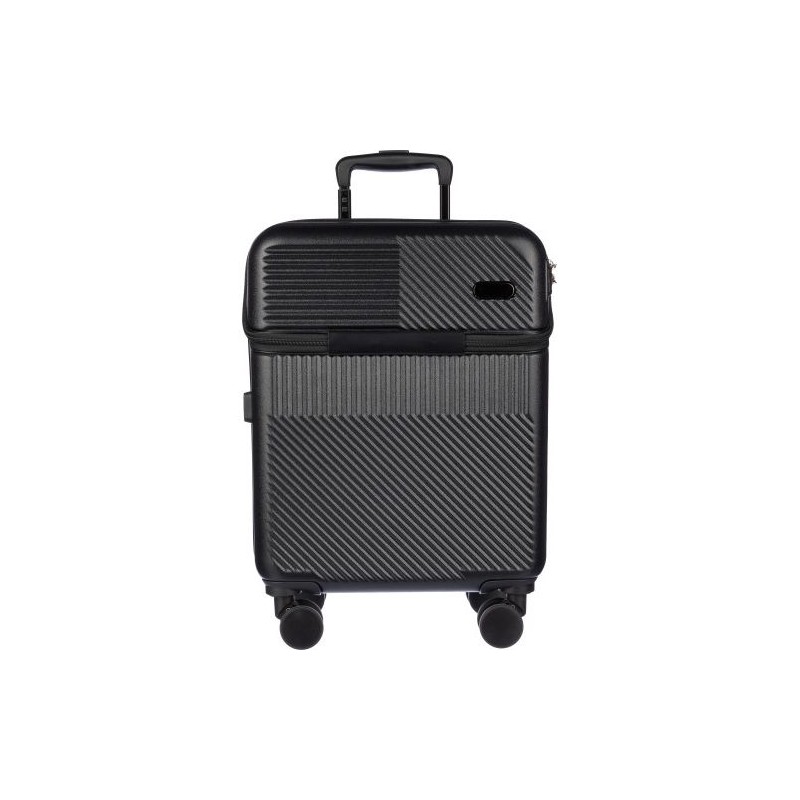 Trolley personnalisé rigide en ABS pas cher Ulf Matières : fer Couleurs : noir