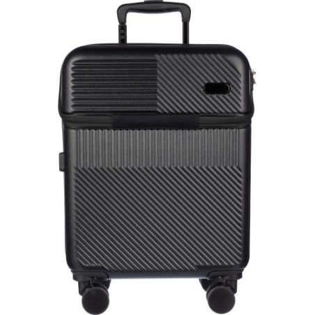 Trolley personnalisé rigide en ABS pas cher Ulf Matières : fer Couleurs : noir