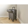 Trolley personnalisé rigide en ABS pas cher Ulf Matières : fer Couleurs : noir personnalisable avec votre logo
