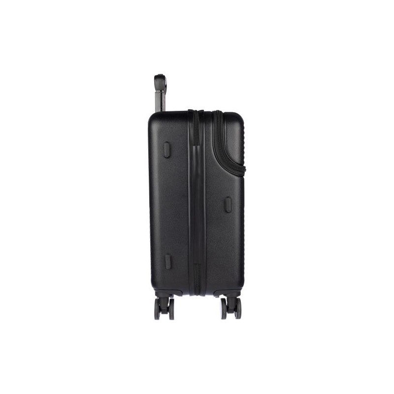 Trolley personnalisé rigide en ABS pas cher Ulf Matières : fer Couleurs : noir livraison express 24h 48h