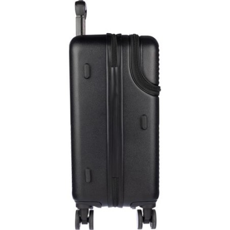 Trolley personnalisé rigide en ABS pas cher Ulf Matières : fer Couleurs : noir livraison express 24h 48h