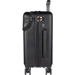 Trolley personnalisé rigide en ABS pas cher Ulf Matières : fer Couleurs : noir objet promotionnel éco-responsable