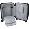 Trolley personnalisé rigide en ABS pas cher Ulf Matières : fer Couleurs : noir cadeau collaborateur premium