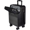 Trolley personnalisé rigide en ABS pas cher Ulf Matières : fer Couleurs : noir accessoire événementiel unique