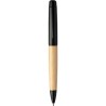 Stylo bille twist  en acier inoxydable et bambou - Anke Matières : aluminium Couleurs : noir goodies entreprise design