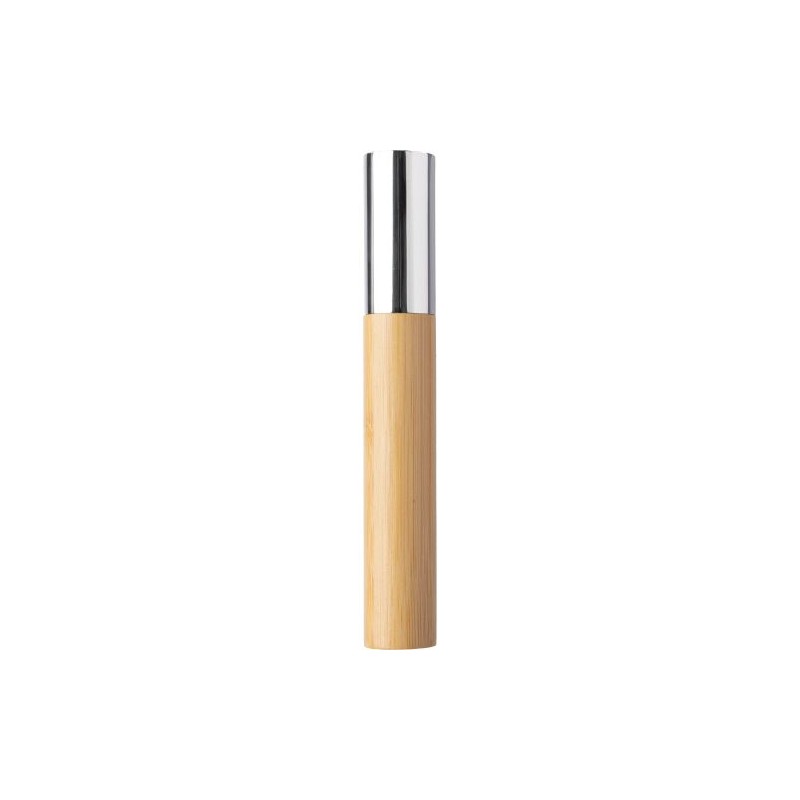 Stylo bille twist  en acier inoxydable et bambou - Anke Matières : aluminium Couleurs : noir goodies publicitaire durable