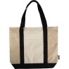 Sac shopping  en rPET personnalisé - Carl Matières : polyester Couleurs : beige