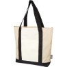 Sac shopping  en rPET personnalisé - Carl Matières : polyester Couleurs : beige personnalisable avec votre logo