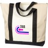 Sac shopping  en rPET personnalisé - Carl Matières : polyester Couleurs : beige impression haute définition
