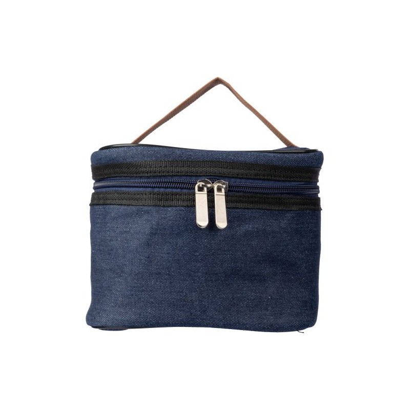 Sac isotherme personnalisé en denim pas cher - Franz Matières : polyester Couleurs : bleu